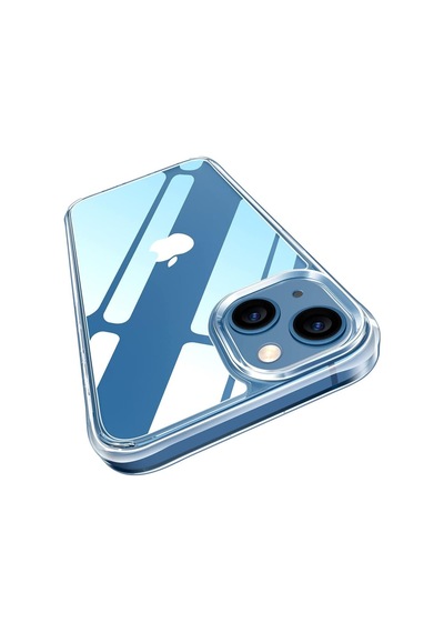 Apple Uyumlu iPhone 13 Kilif Seffaf Silikon Hibrit Case 511351934