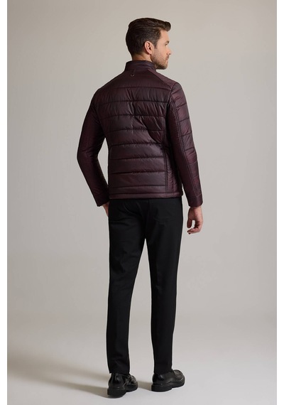 Ysf Erkek Bordo Regular Fit Kaban