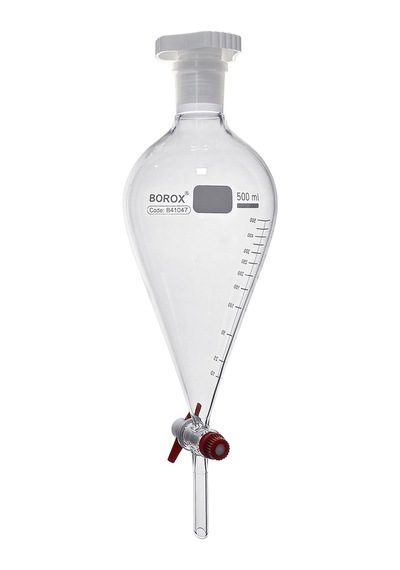 Borox Cam Ayırma Hunisi 500 Ml - Armudi Tip