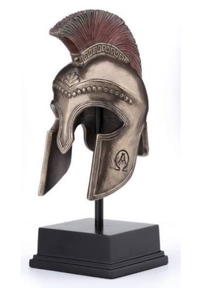Veronese Romal Miğferi Kask Mitolojik Figür 21cm