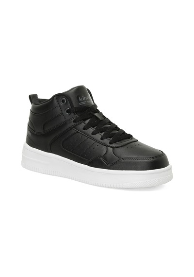 Kinetix Lowner Pu Hı 5pr Siyah Unisex High Sneaker Siyah-k Grı