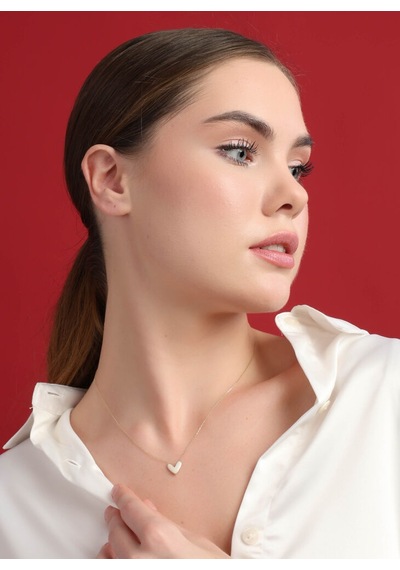 Kalpli Altın Kolye 43 Cm T14483 Renkli