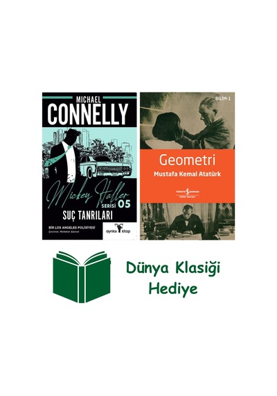 Mickey Haller Serisi 5 - Suç Tanrıları + Geometri + Dünya Klasiği Hediye