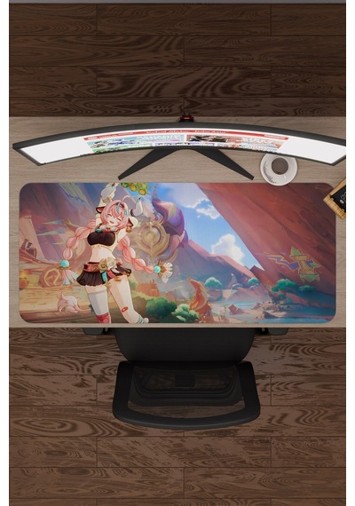 Varesa Genshin Impact Anime Gacha V1 - 90x40 Xxl Gaming Mouse Pad Fare Altlığı