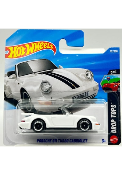 Hot Wheels Porsche 911 Turbo Cabriolet Beyaz