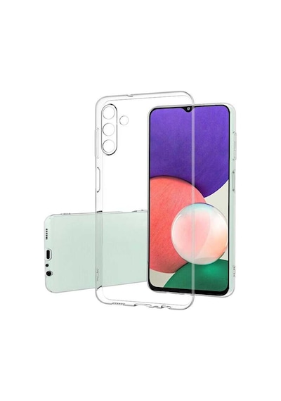 Samsung Uyumlu Galaxy A13 5G Kılıf Şeffaf Silikon Hibrit Case Renksiz