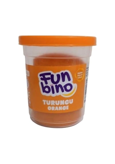 Funbino Oyun Hamuru Tek 115gr Turuncu - 2 Adet Turuncu
