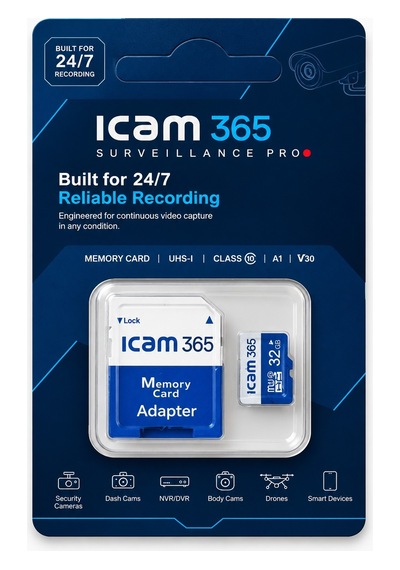 Icam365 32 Gb Microsdxc Hafıza Kartı Kamera Ve Araç Kameraları İçin