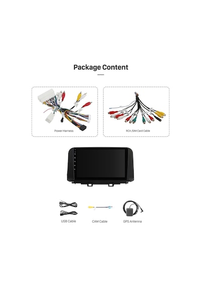 Hyundaı Tucson 2018+ Multimedya Navigasyon Usb Kamera Carplayer Uyumlu