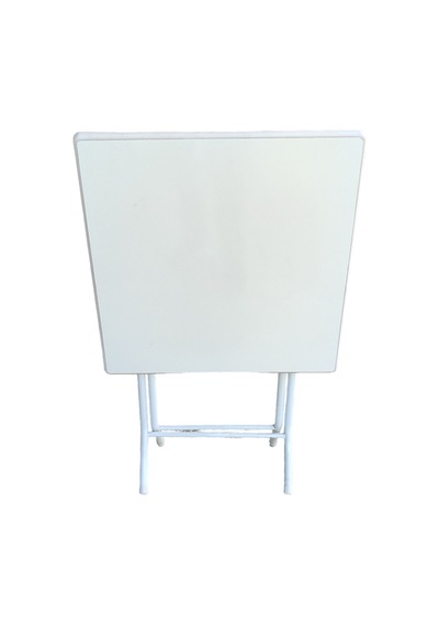 Katlanır Masa 60x60 Döküm Kenar Beyaz