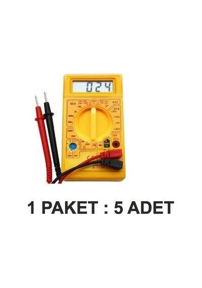 Digital Multimetre Dt-830d Avometre Paket 5 Li