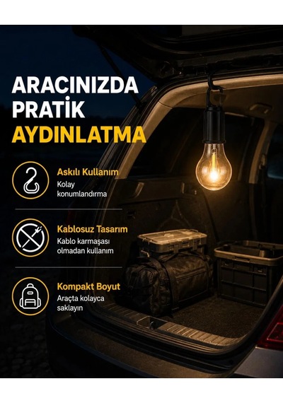 Çok Yönlü Asma Kancalı Kamp Işığı Çok Renkli 55182208