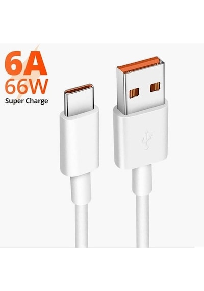 Xiaomi Redmi Mi 6A 33W Type-C Turbo Hızlı Şarj Ve Data Kablosu