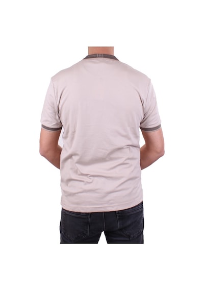 Twister Jeans Twister 2304 Bej Günlük Kısa Kol Normal Kesim Pamuklu Polo Yaka Erkek Tişört Bej