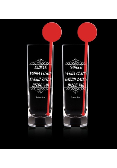 Kişiye Özel Ikili Sadece Vodka Olsun Enerji Zaten Bizde Var Vodka