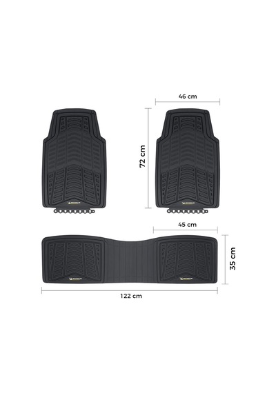 Michelin Mc33863 Tüm Araçlara Uyumlu 3 Parça Üniversal 3d Havuzl