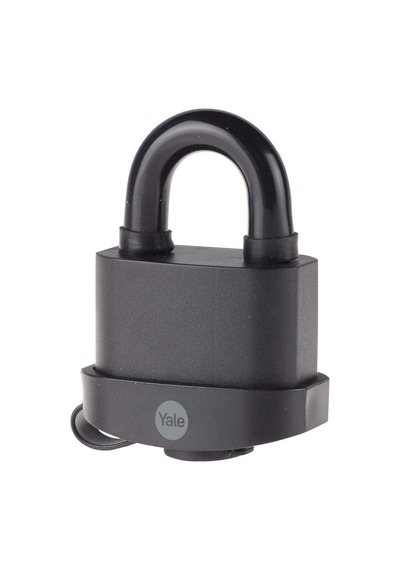 Yale Y220b/61/123/1-61mm Pvc Kaplamalı Marin Asma Kilit - Yüksek Koruma - Çift Kilitleme - Sertleştirilmiş Çelik H