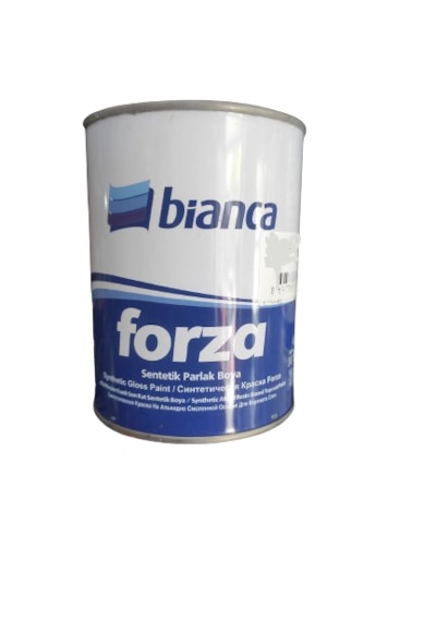 Bianca Forza Sentetik Ahşap & Metal Boyası Parlak 0.75 KG Siyah