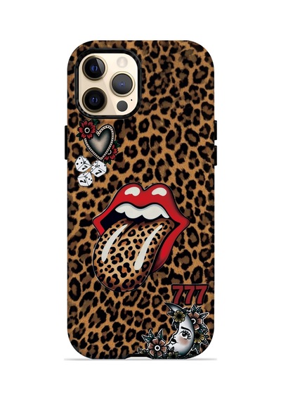 Velvoria Valestra Lucky Leopar Apple iPhone Uyumlu 12 Pro Max Darbe Korumalı Kılıf Valestra Select - Lucky Leopar