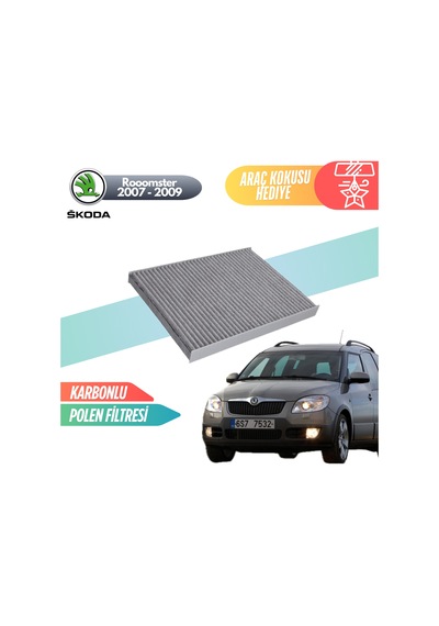 Skoda Roomster 2007-2009 Model Karbonlu Polen Klima Filtresi