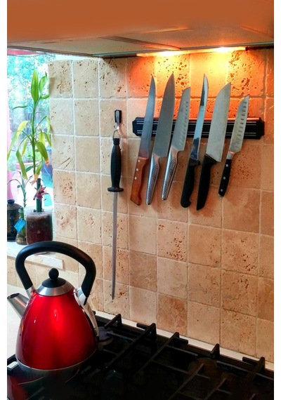 Mıknatıslı Bıçak Askısı 55 Cm Bıçak Seti Askılığı Çok Amaçlı Mutfak Eşyası Asma Aparatı Organizer Pa Diğer