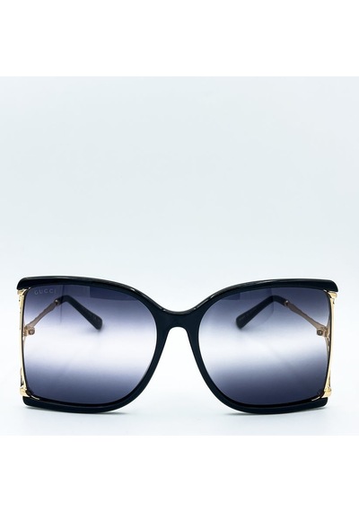 Gucci Gg0592 002 Kare Kadın Güneş Gözlüğü Siyah