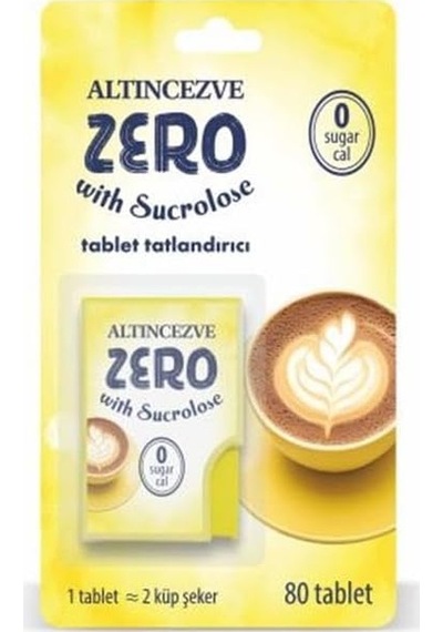 Zero Tablet Tatlandırıcı 80 Tablet