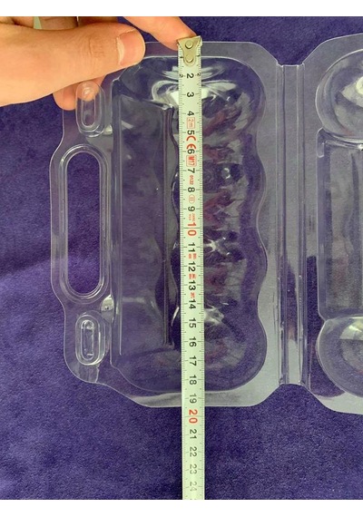 Plastik Donut Taşıma Kabı - 4lü Donat Makaron Seperatörü