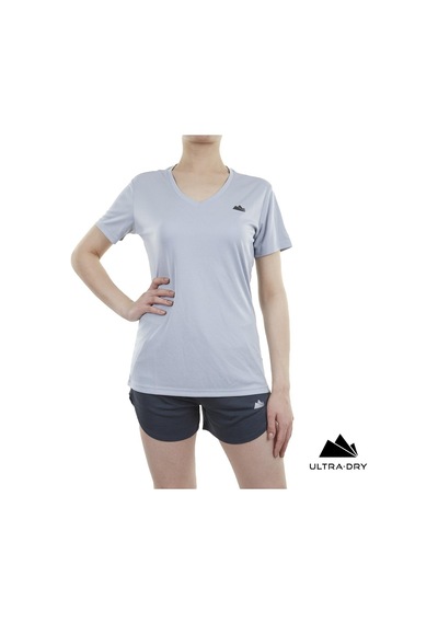 Alpinist Knockout Ultra Dry Kadın T-shirt 600205 A.gri Açık Gri