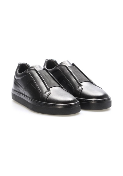 Fast Step Hakiki Deri Erkek Casual Ayakkabı 819ma225 Siyah