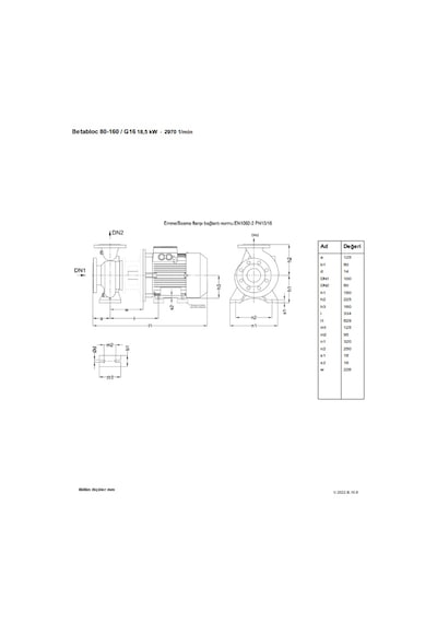 Ksb Betabloc 80-160 /g16 18,5kw