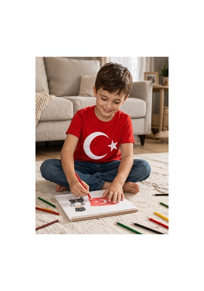 Uğur Bebe Mco Marka Kırmızı Türk Bayraklı Kısa Kollu Çocuk Tişört %100 Pamuk Rahat Kalıp Kırmızı Kırmızı Uğur Bebe Mco Marka Kırmızı Türk Bayraklı Kısa Kollu Çocuk Tişört %100 Pamuk Rahat Kalıp Kırmızı Kırmızı