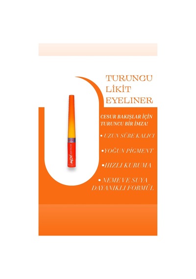 Likit Eyeliner Turuncu 3.5 Gr Diğer