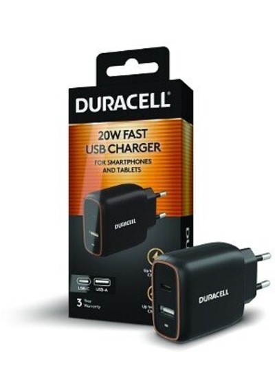 20w Pd Usb-c + Usb-a Hızlı Şarj Adaptörü Dracusb19-eu
