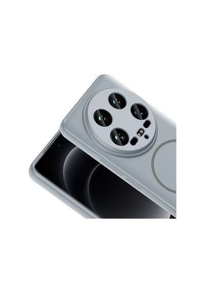 Xiaomi Mi 14 Ultra Kılıf Magsafe Destekli Kamera Korumalı Yumuşak Silikon Vardar Lacivert