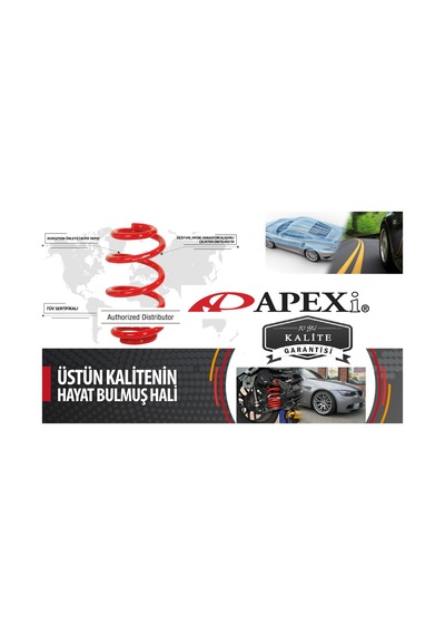 Apexi Volkswagen Golf 8 Uyumlu Spor Helezon Yay 1.5 Motor Uyumlu 2021 Model