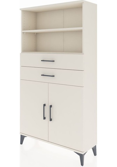 Arges Dolap 3 Raflı 2 Çekmeceli 2 Kapaklı 88x30x163 Aytaşı-ay... Aytaşı
