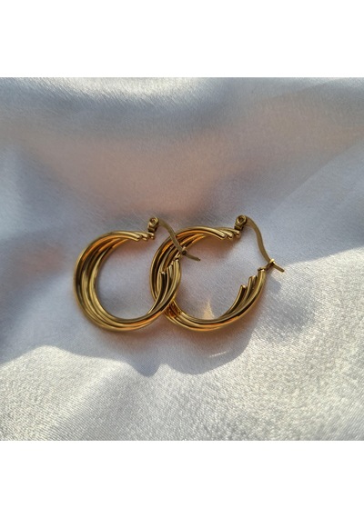 Triple Luxe Hoop Altın