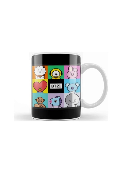 Bts Bt21 Merch Happy Time Kupa Bardak Porselen Karışık