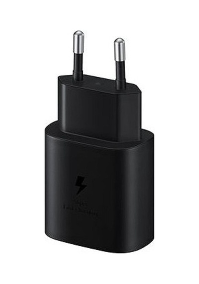 Samsung Uyumlu Galaxy S21+ 5g Type-C Fast Şarj Adaptörü 25W Siyah (Samsu