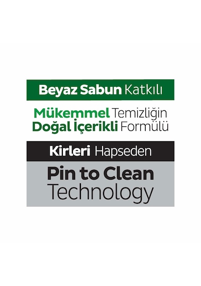 Sleepy Easy Clean Beyaz Sabun Katkılı Yüzey Temizlik Havlusu Çanta Boy 6x20 120 Yaprak Beyaz