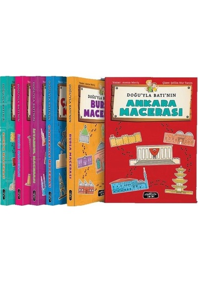 Doğuyla Batının Macerası-6 Kitap Takım - Asena Meriç - Yediveren Çocuk