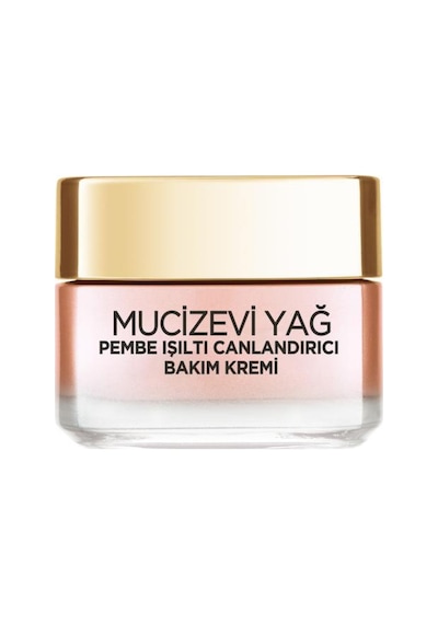 L'Oreal Paris Mucizevi Yağ Pembe Işıltı Canlandırıcı Bakım Kremi 50 ML