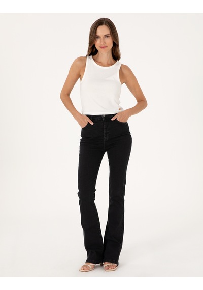 Pierre Cardin Kadın Siyah Pantolon Jean 50313246-vr046 Siyah