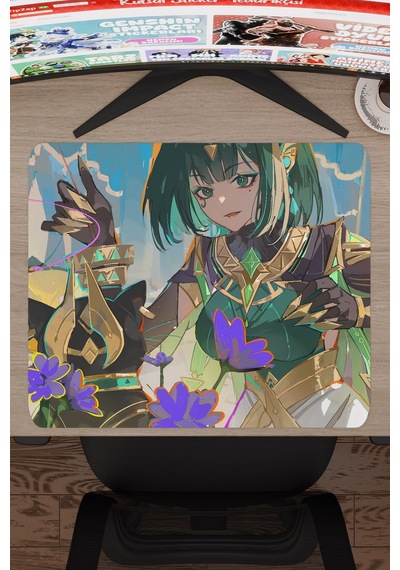 Nefer Genshin Impact Anime Oyuncu V3 - 48x40 Xl Gaming Mouse Pad Fare Altlığı
