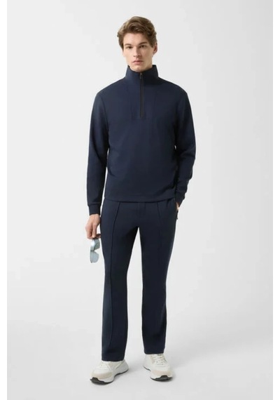 Bogner Fire&ıce Bogner Raven Troyer Lüks Günlük Stil, Erkek Sweatshirt Lacivert