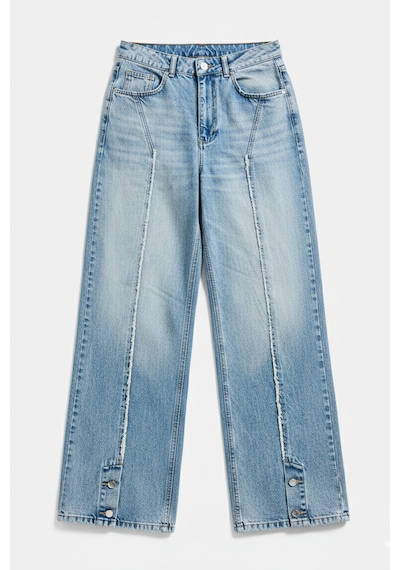 Itsbasic Kadın Kot Rengi 4s6-32 Süper Baggy Fit Paça Detaylı Özel Tasarım Denim Jean Mavi Itsbasic Kadın Kot Rengi 4s6-32 Süper Baggy Fit Paça Detaylı Özel Tasarım Denim Jean Mavi