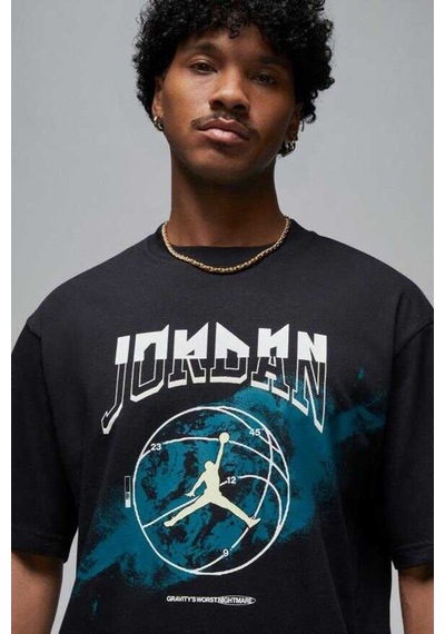 Nike Jordan Mj Graphic Short-sleeve Crew Mens Tshirt Erkek Günlük Tişört Siyah