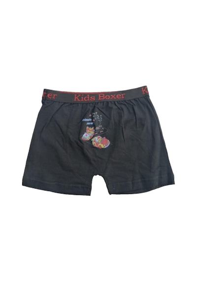 Sedef Yıldızı 12 Li Paket Sedef Yıldız Erkek Çocuk Likralı Boxer 1089 Siyah