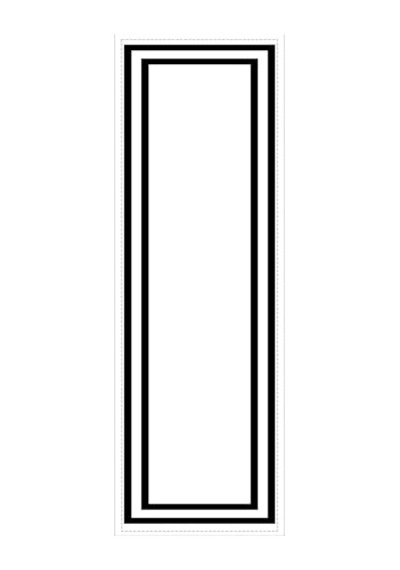40x140cm Klasik Çerçeveli Tay Tüyü Dokuma Premium Leke Tutmaz Kumaş Masa Örtüsü Runner Rnr321 Diğer